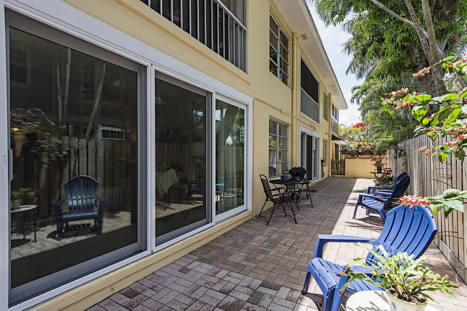 Another view of patio. Patio is for both my units.