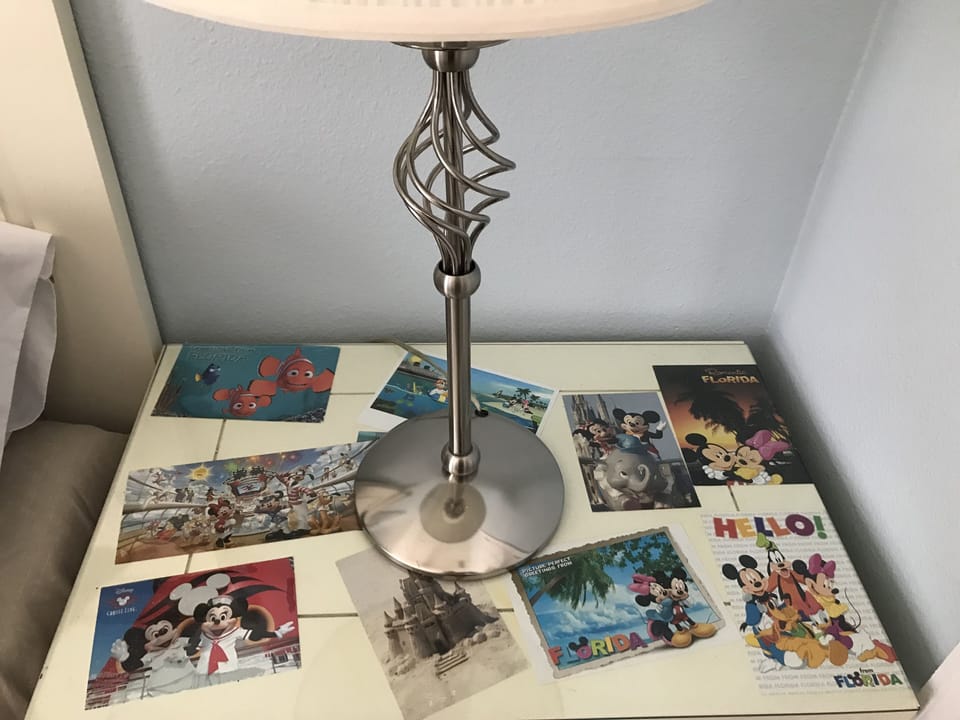 A little reminder of where you are in sunny Florida on 2nd BR tables.