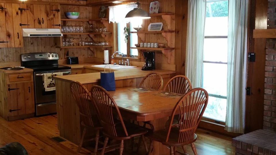 Dining Table with Welcome Bag