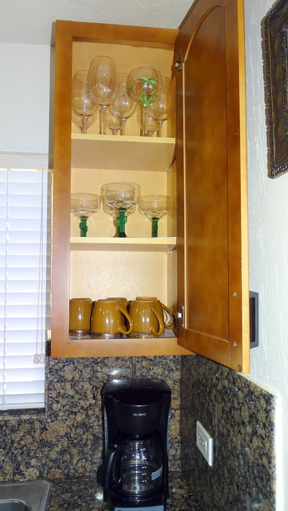 Great assortment of barware,, pots and pans and glassware