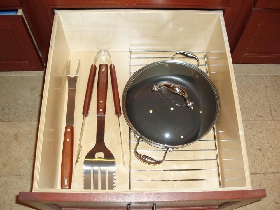 Analon Brand Pot & Stainless BBQ Utensils