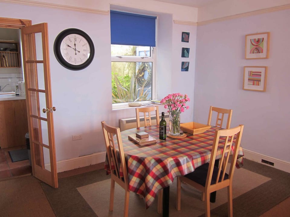 The dining area
