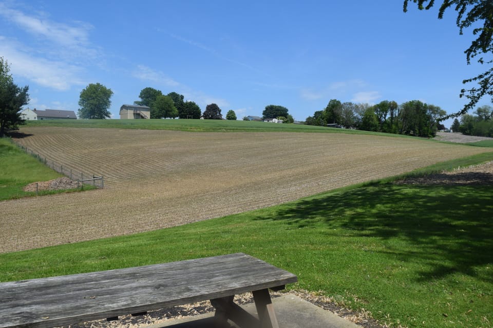 Located on a real working farm