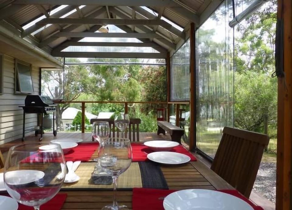 Spacious deck