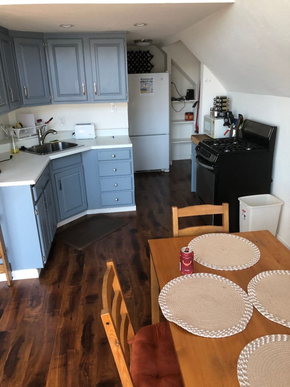 Little House Kitchen area/additional refrigerator (optional add on to rental).