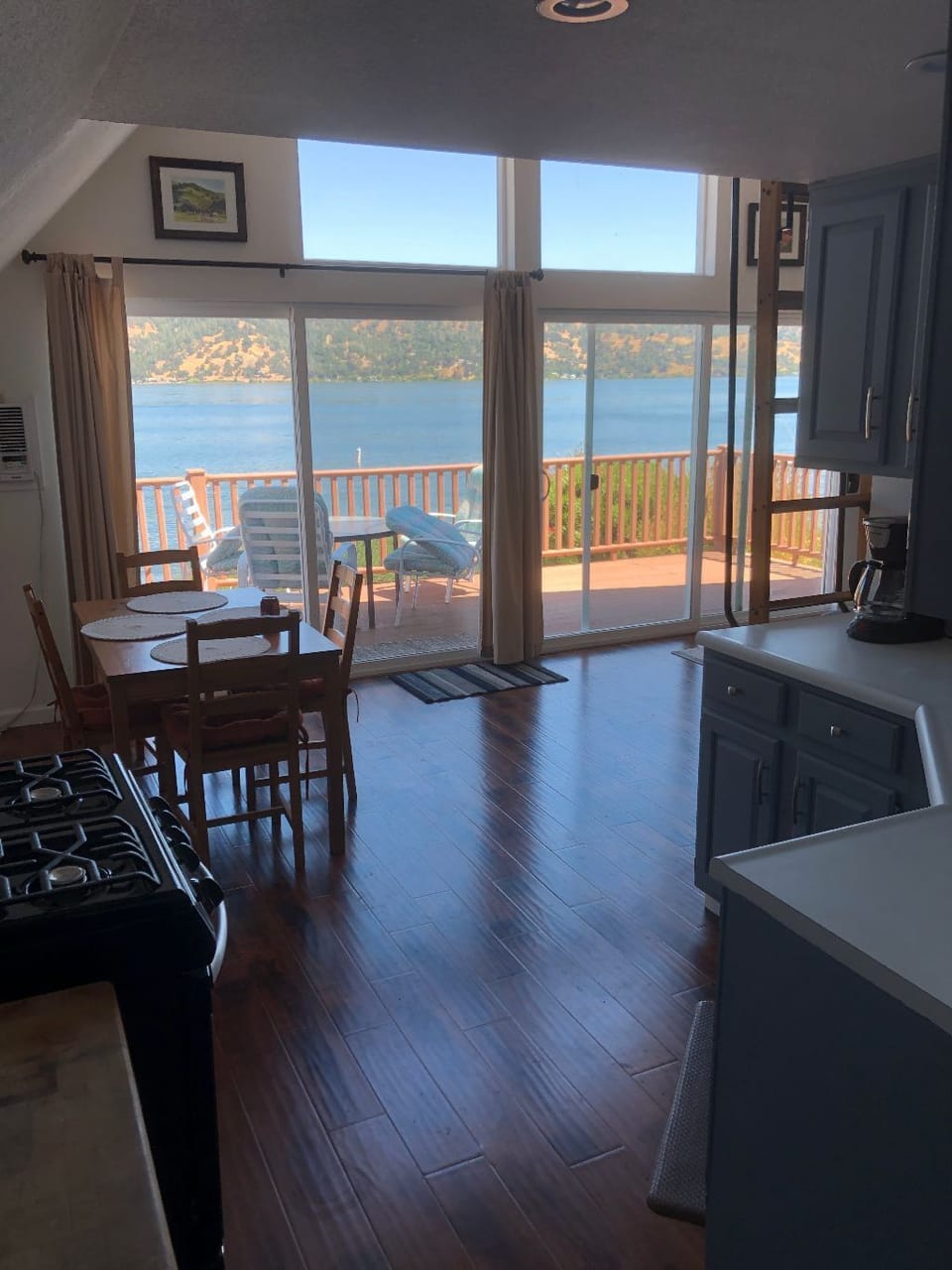 Little House kitchen and deck access. Additional fee to add this unit.