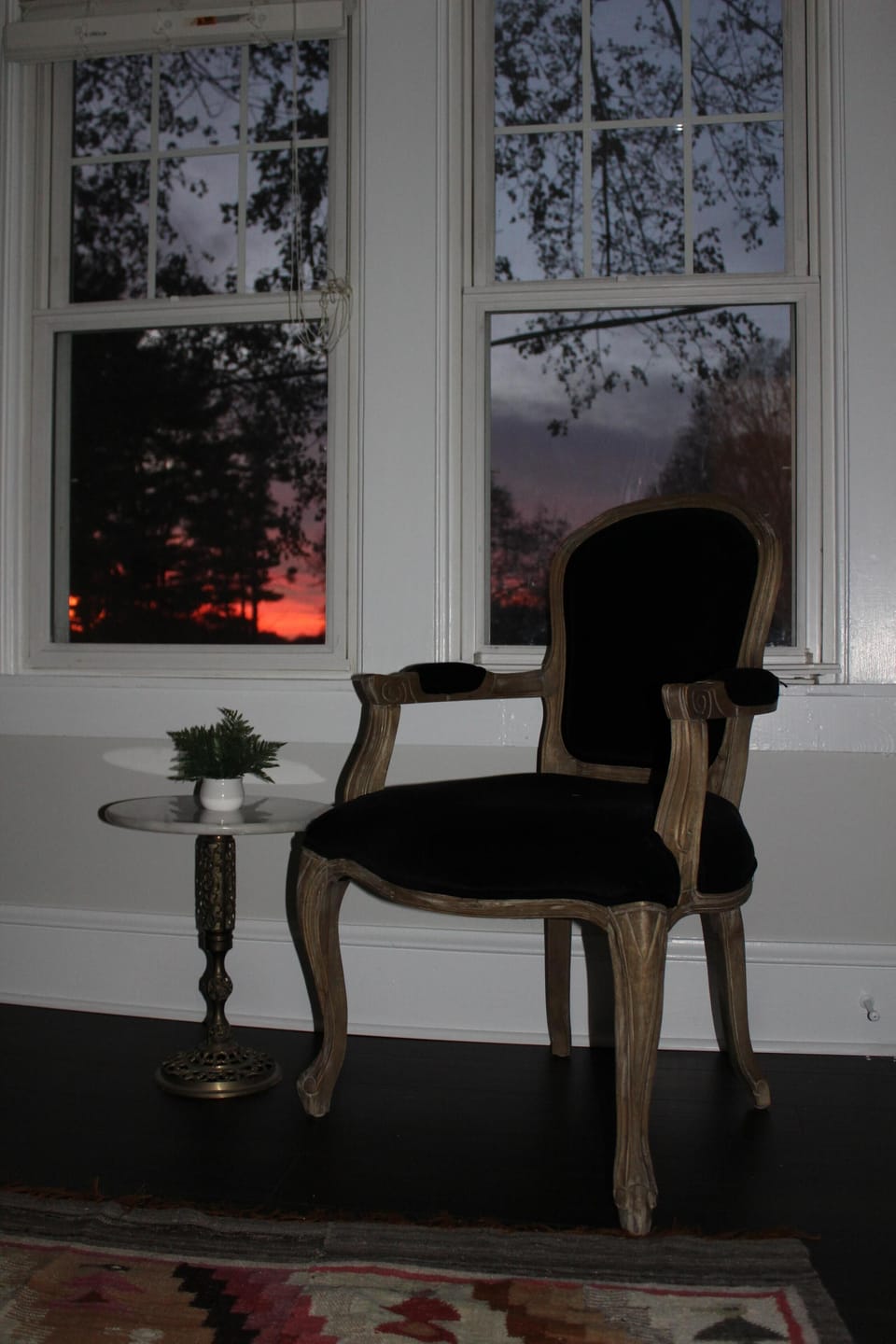 Sunset from the trundle bedrooms
