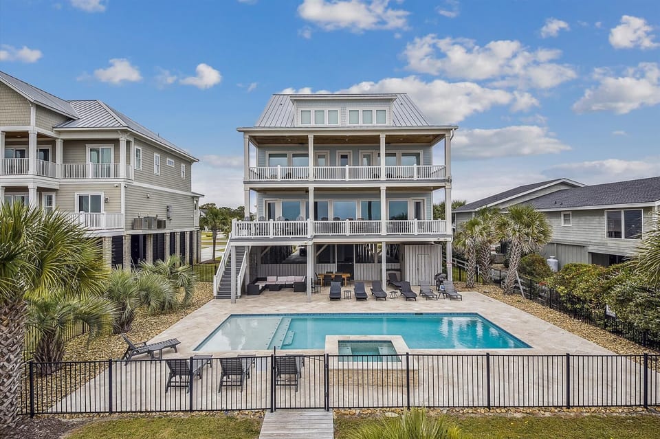 Enjoy Beach Life in this luxury home located on the oceanfront.