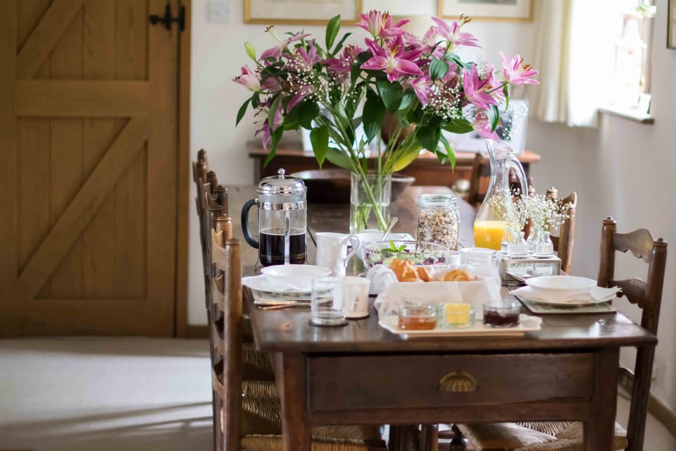 Continental breakfast is included