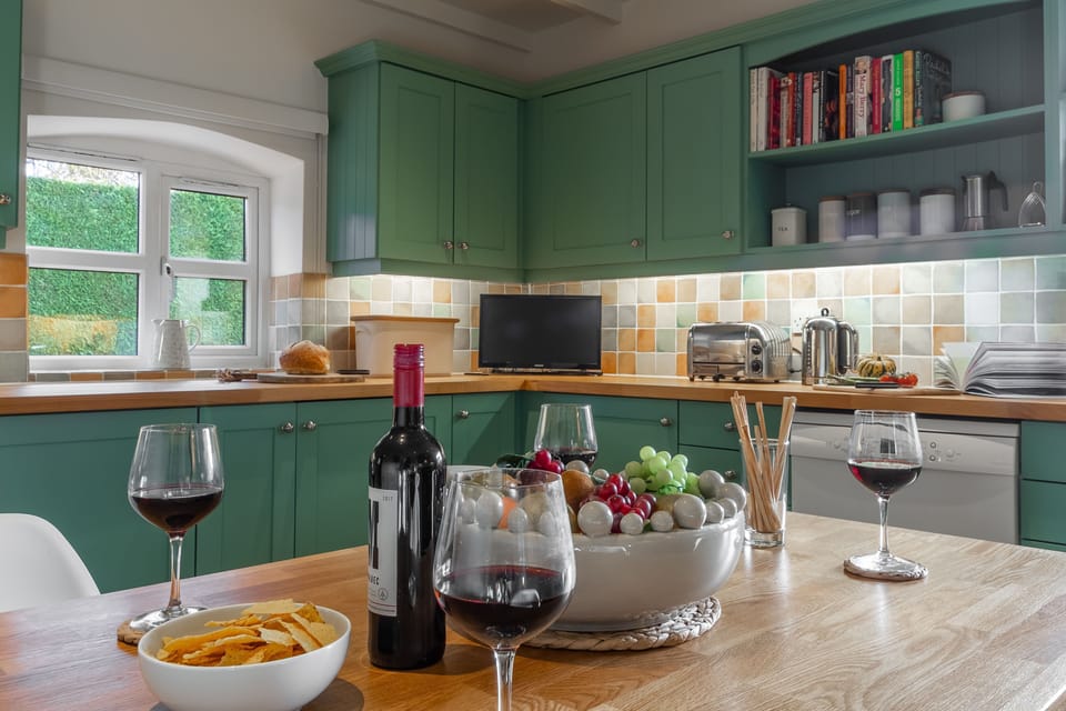 Ground floor: Large stylish kitchen