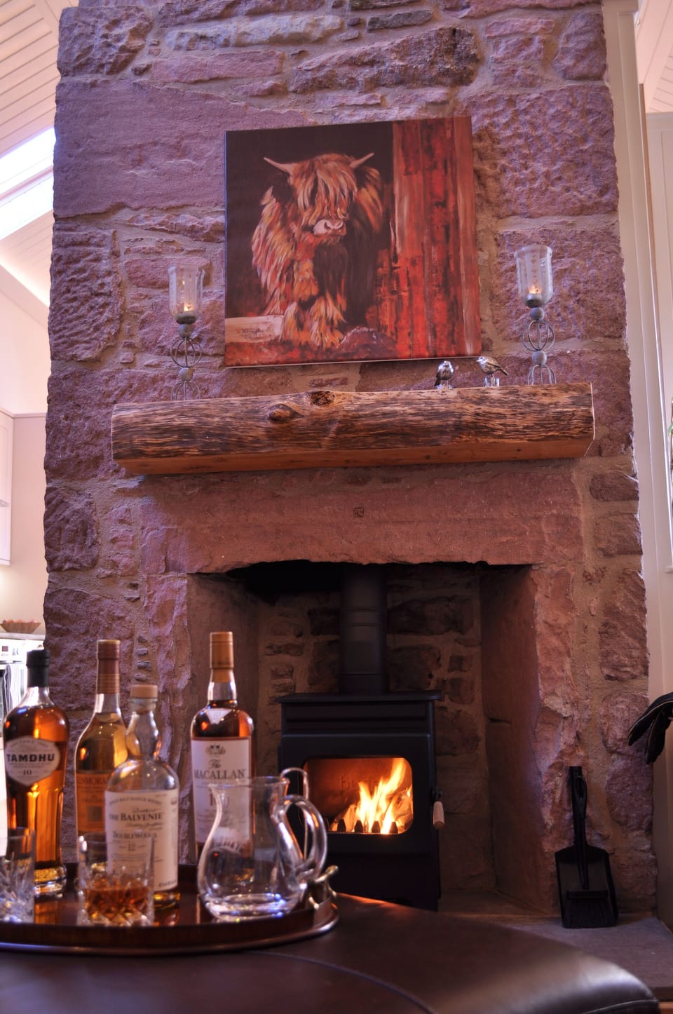 Enjoy a Whisky by the fire!