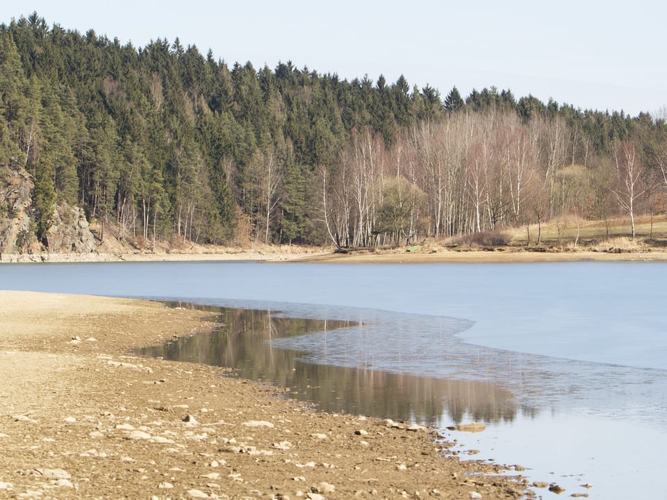 lake view, used for swimming, fishing and boating.Permits needed for fishing