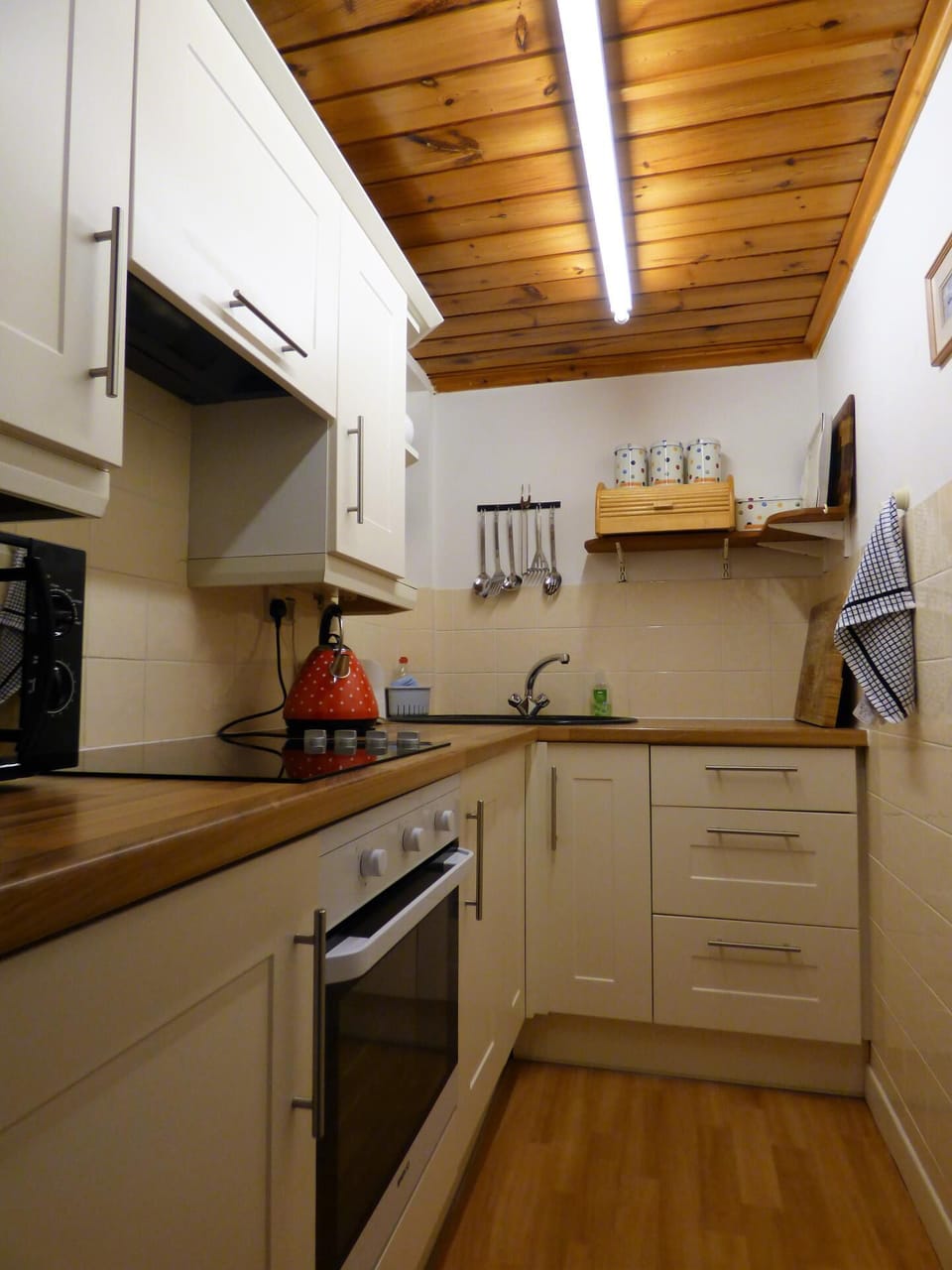 Galley style kitchen