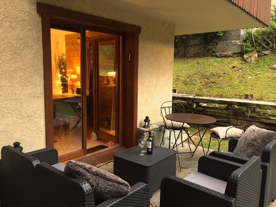 Terrace early evening