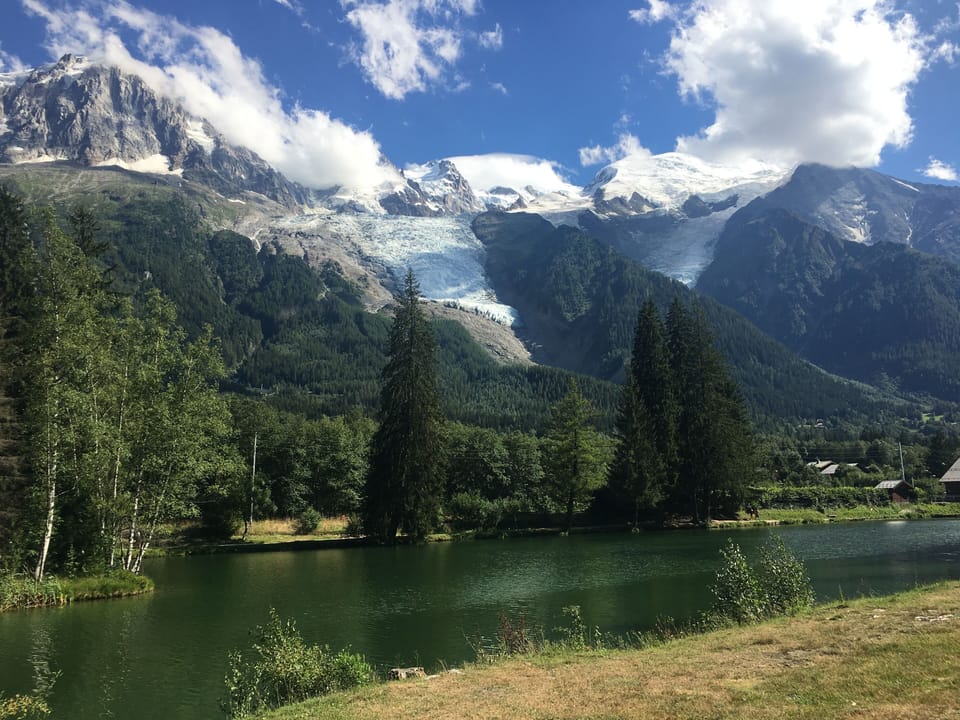 Les Gaillands lake, Chamonix