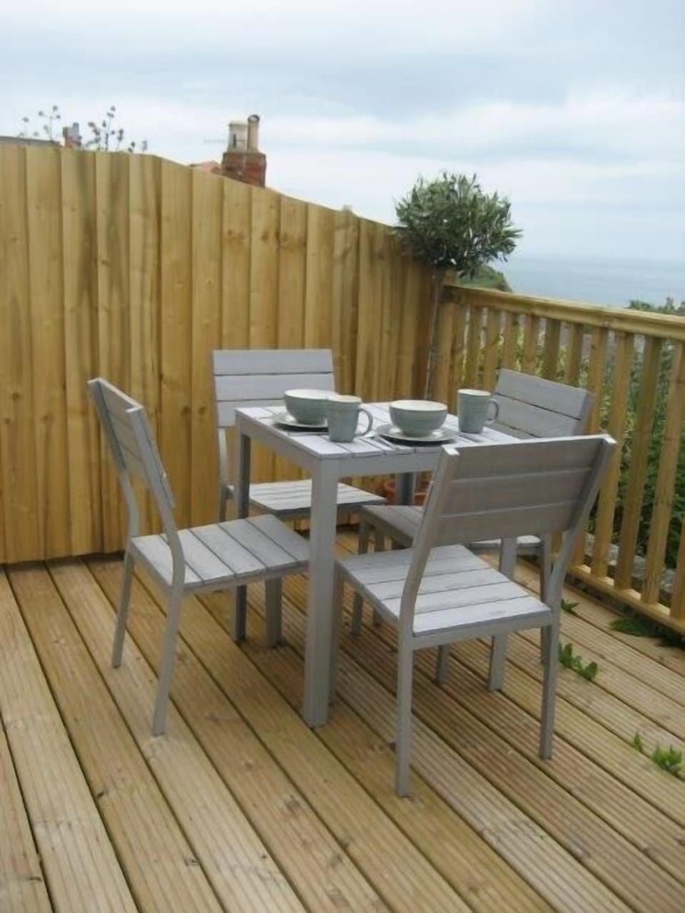 Decking with Sea View