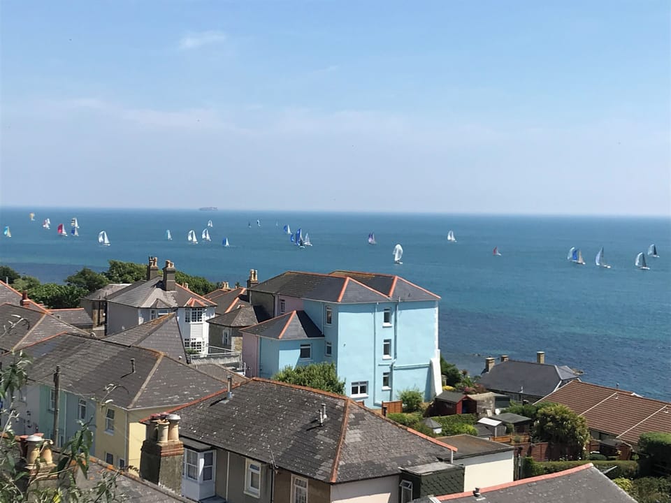 Round the Isle Race, view from decking