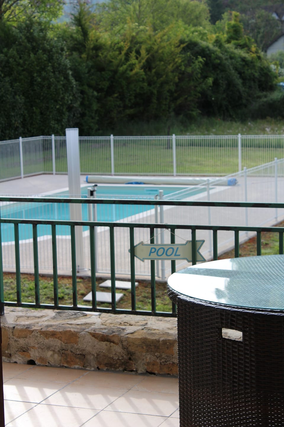 other views of the pool and the house