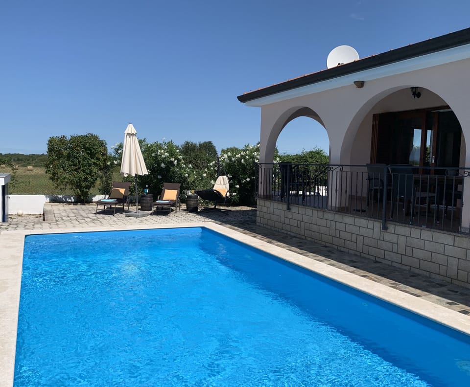 Soak up the sun and views across open countrtside
