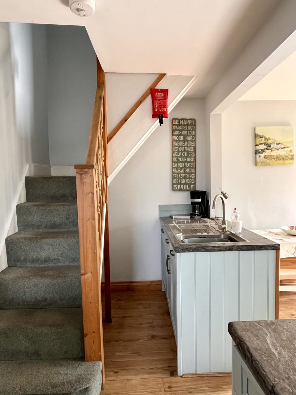 Kitchen area.