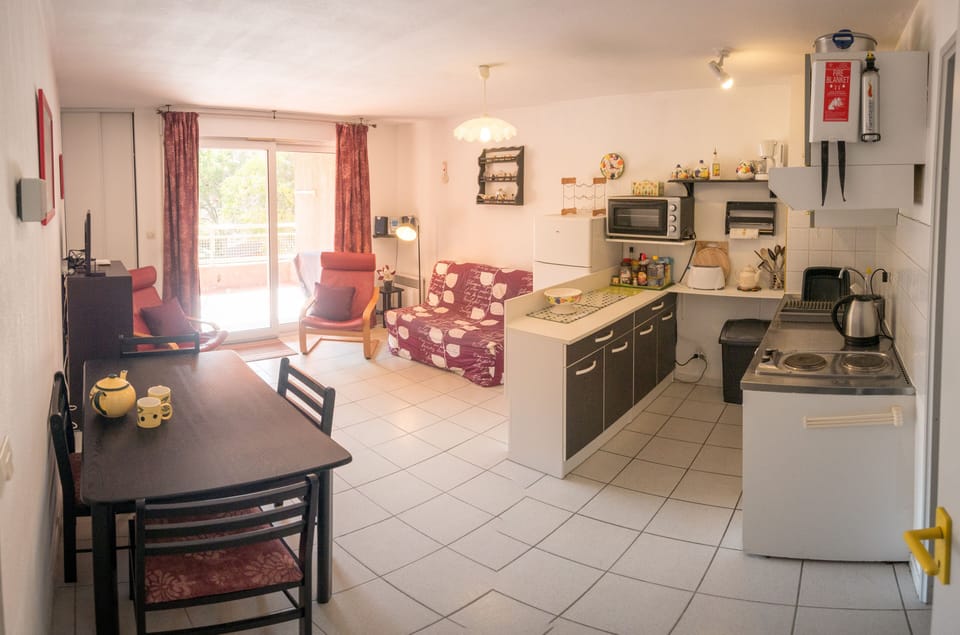 Living area - doors lead onto terrace