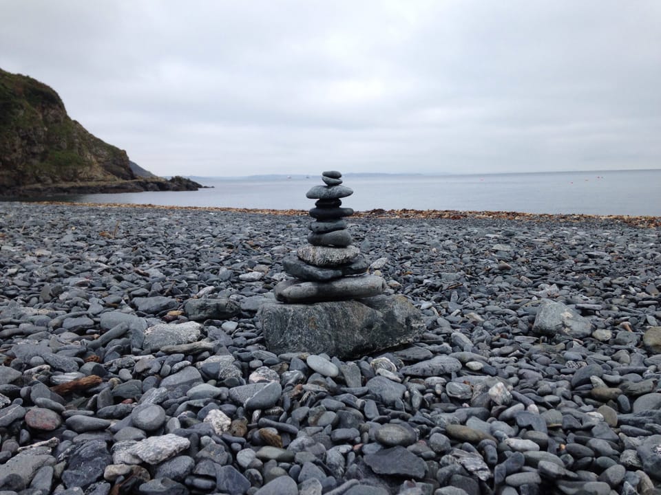 Stone stacking by Cornish Pixies 