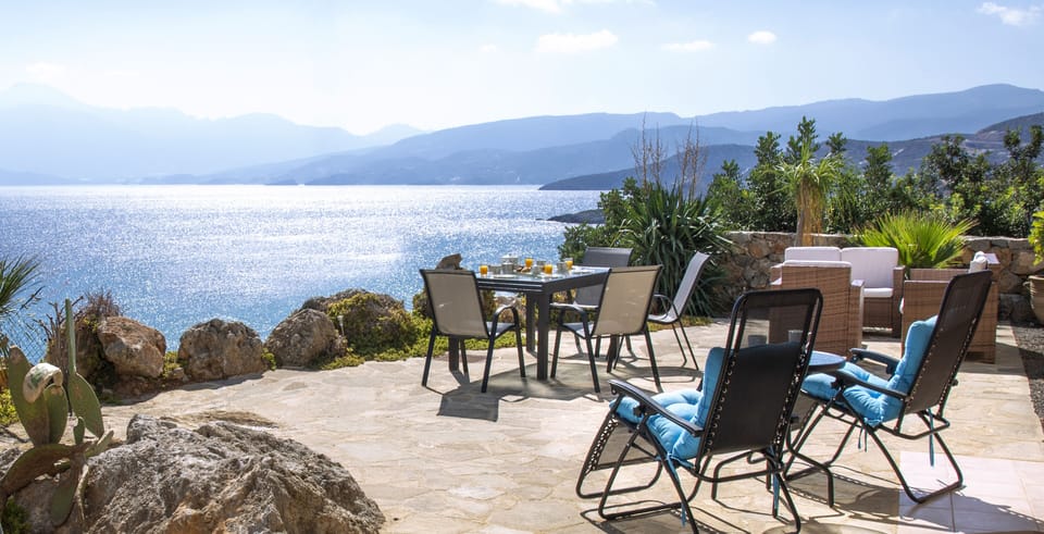 Mountains of eastern crete beyond the Gulf of Mirambello