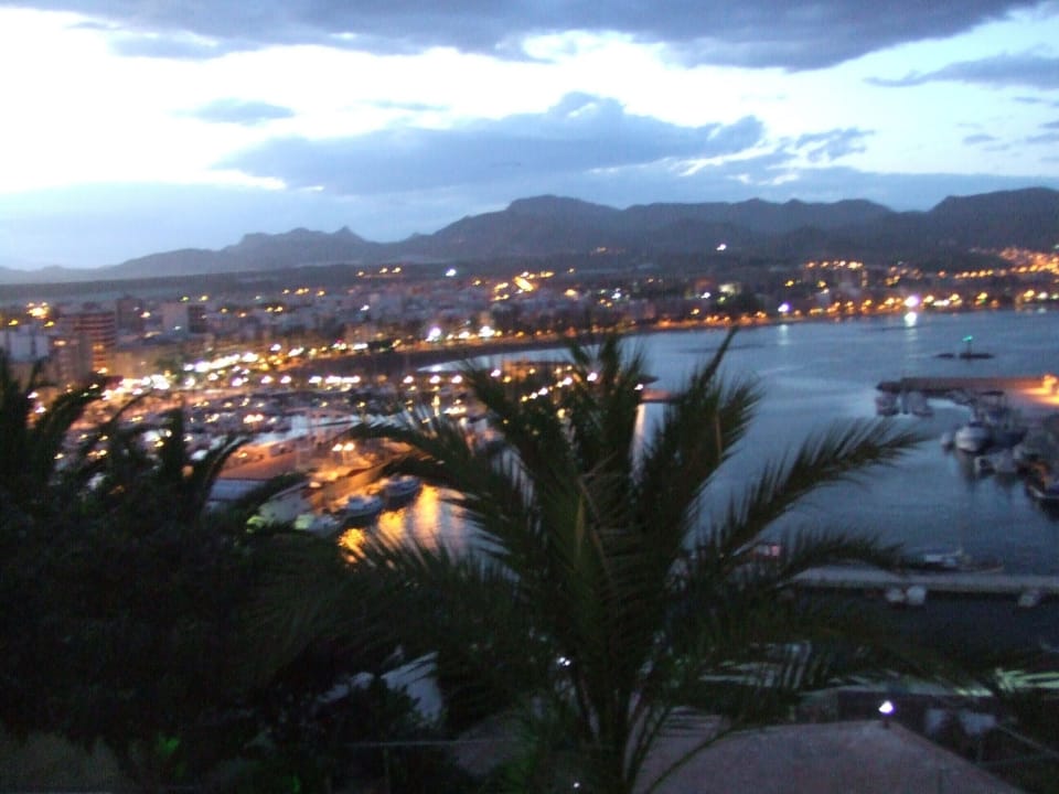 Mazarron and the Marina at night.