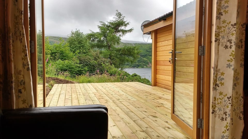 Rear deck view south over Loch Sunart