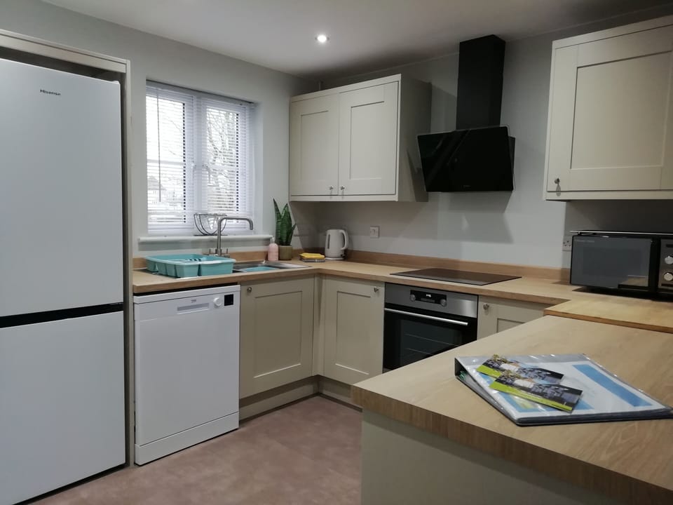 Open plan kitchen, so sociable
