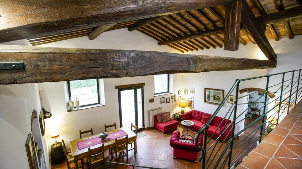 living room - view from mezzanine
