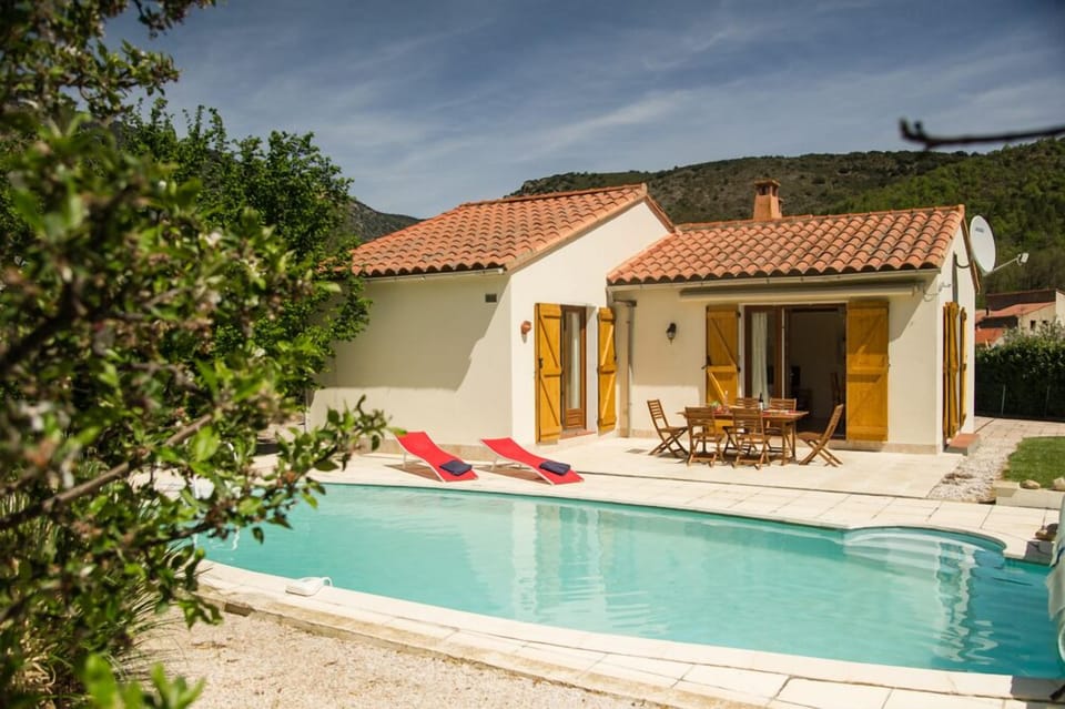 Terrace and pool