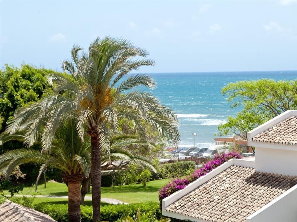 Stunning views to the sea and the beach from this villa