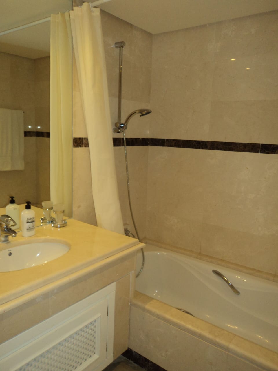 Second bathroom, fully equipped with bath/shower, toilet and bidet