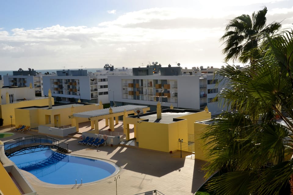View of Pool from Balcony