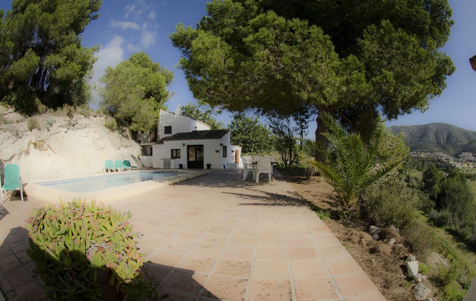The view of Casa Udi on arrival
