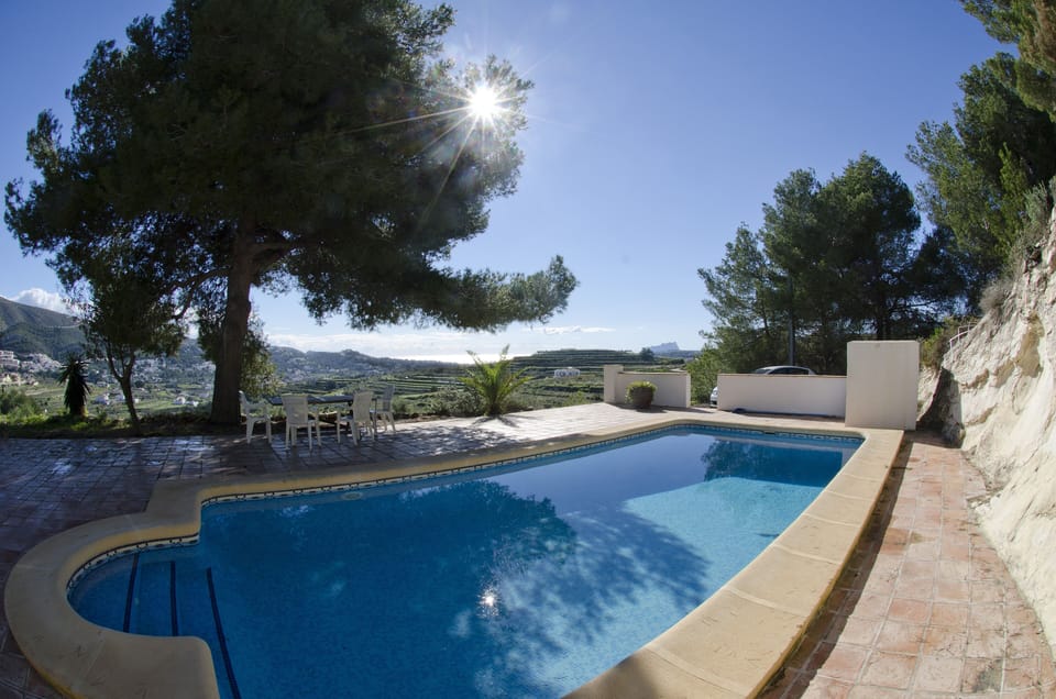 View towards the sea