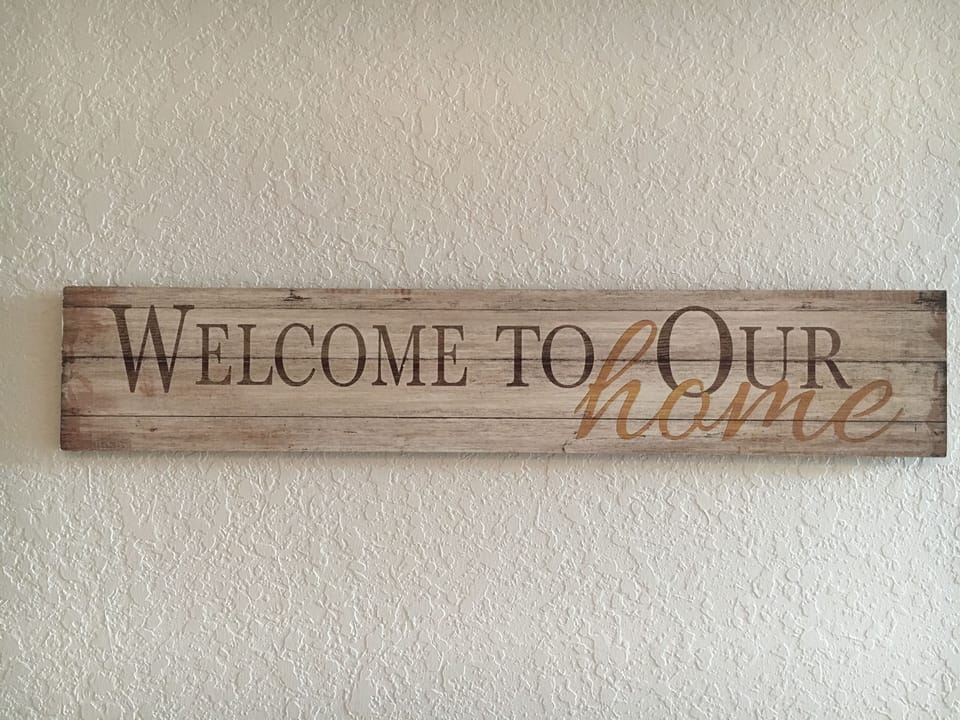 We welcome you all to our home