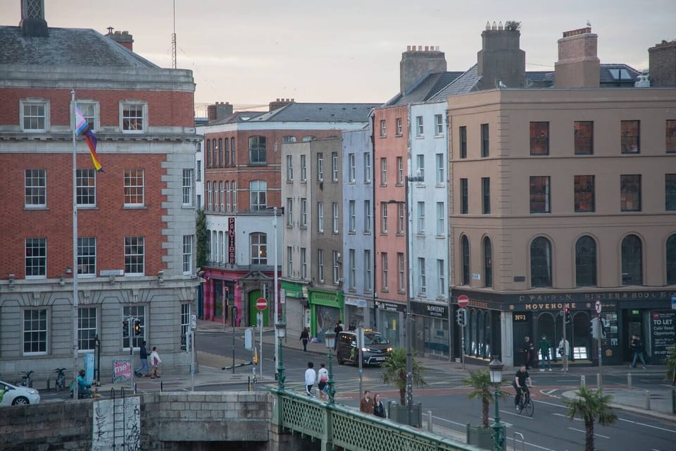 Across the bridge is Capel Street - a quieter, more "local" alternative to Temple Bar. it has some of the best bars, cafes and restaurants in Dublin.