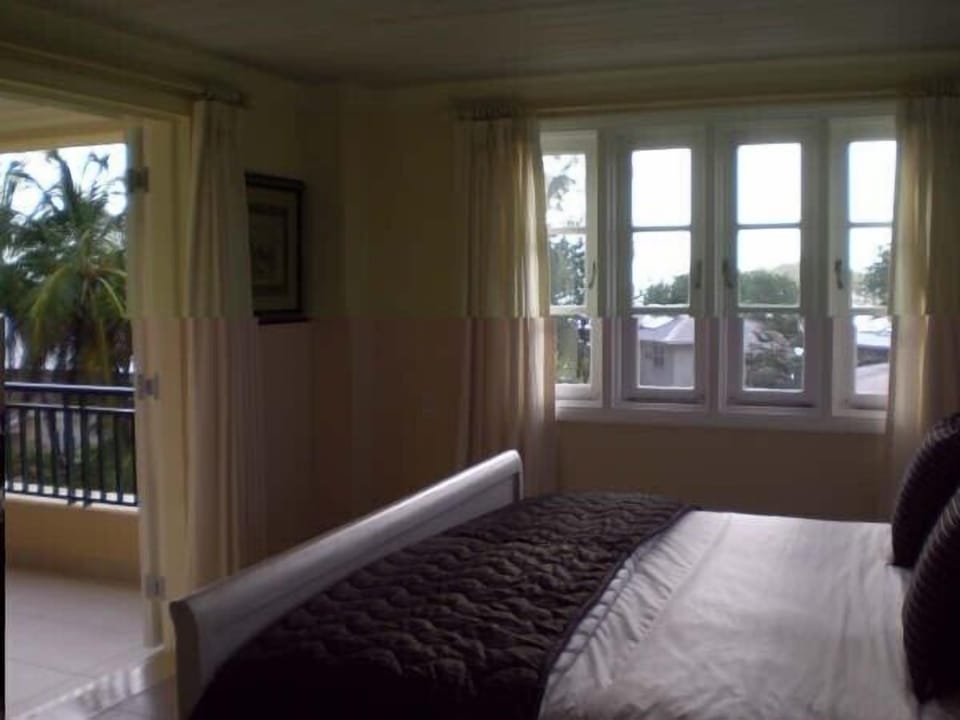 Bedroom leading on the Balcony
