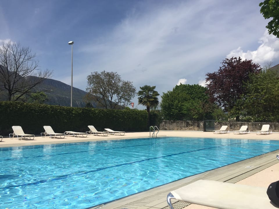 Outdoor Swimming pools close by.