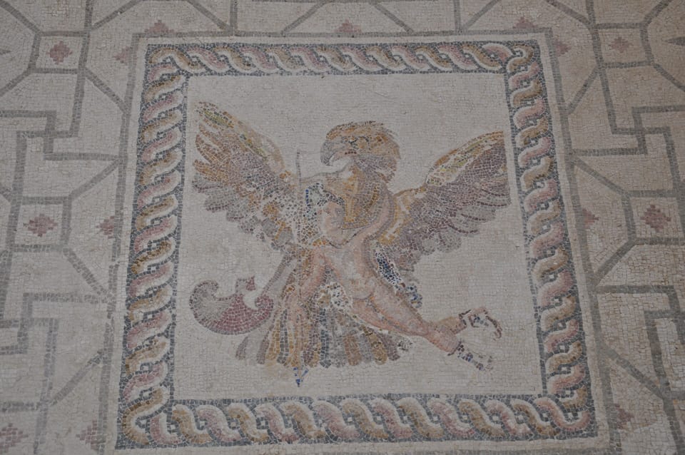 Famous mosaics in nearby Kato Paphos