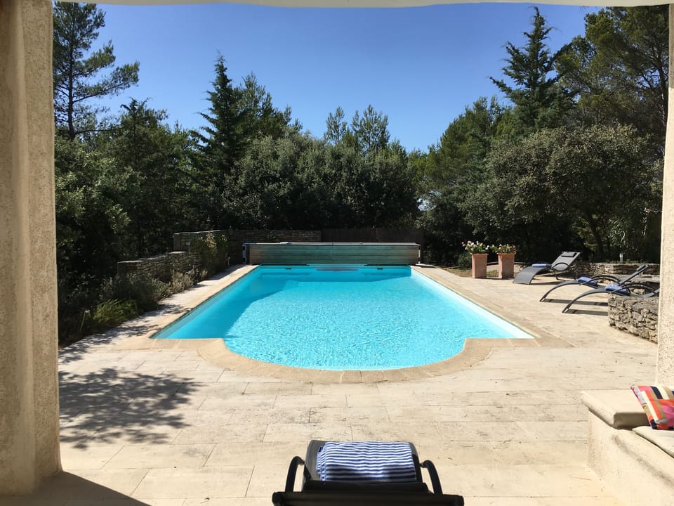 HEATED POOL with electric cover