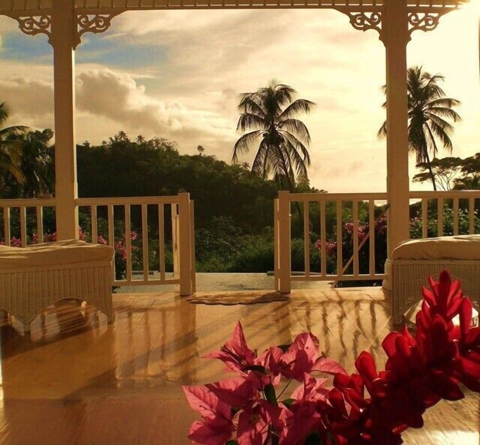 Sunset from the verandah, a perfect place to end the day