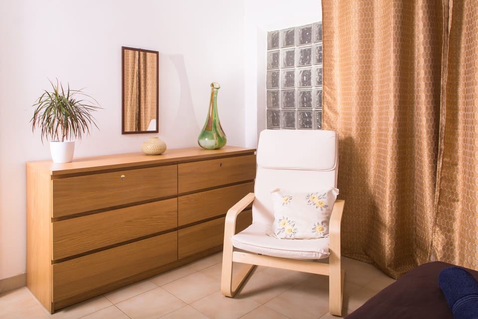 spacious and airy bedroom near the terrace