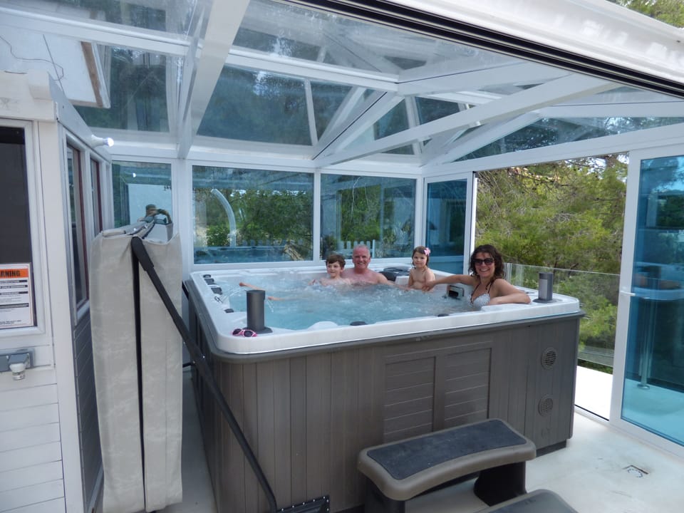 Ocean Spa Hot Tub and Glass House