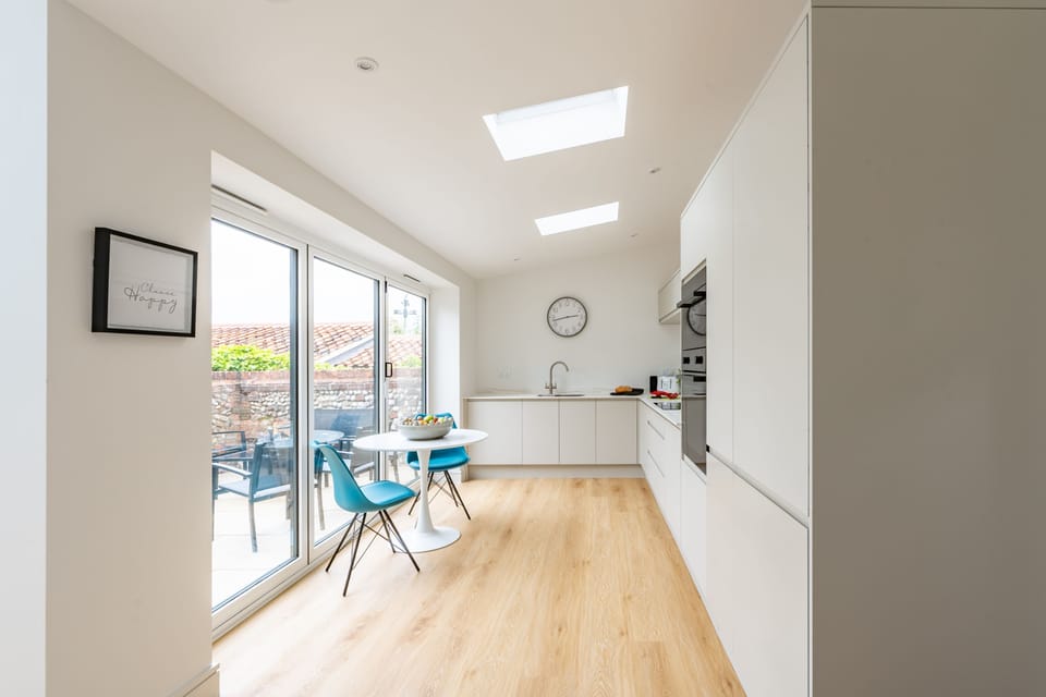 Ground floor: A smart fully fitted kitchen awaits