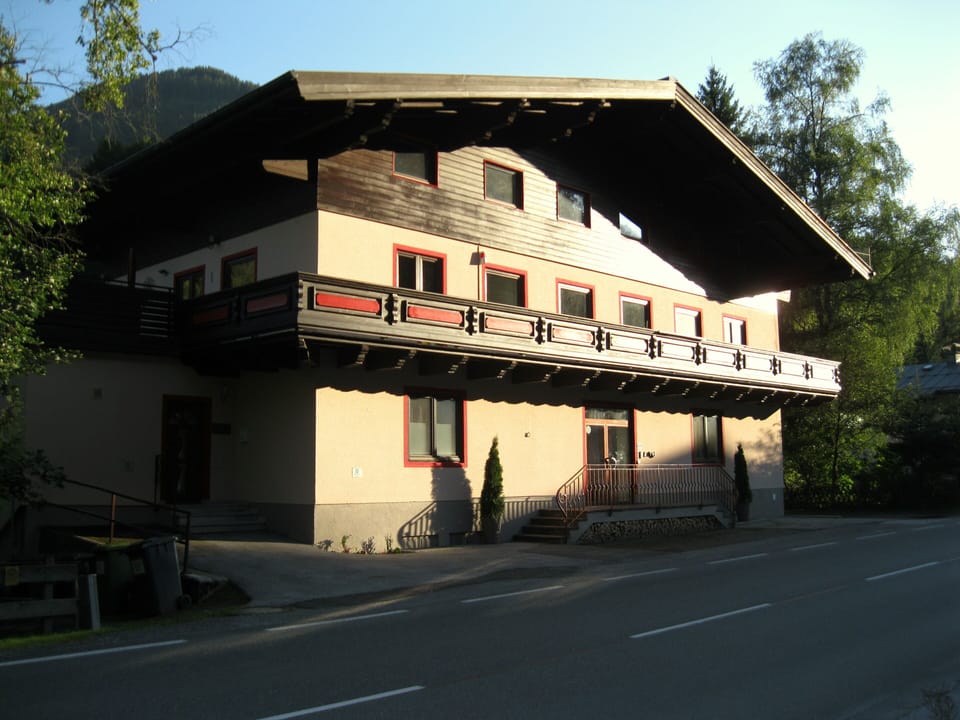The apartment building.