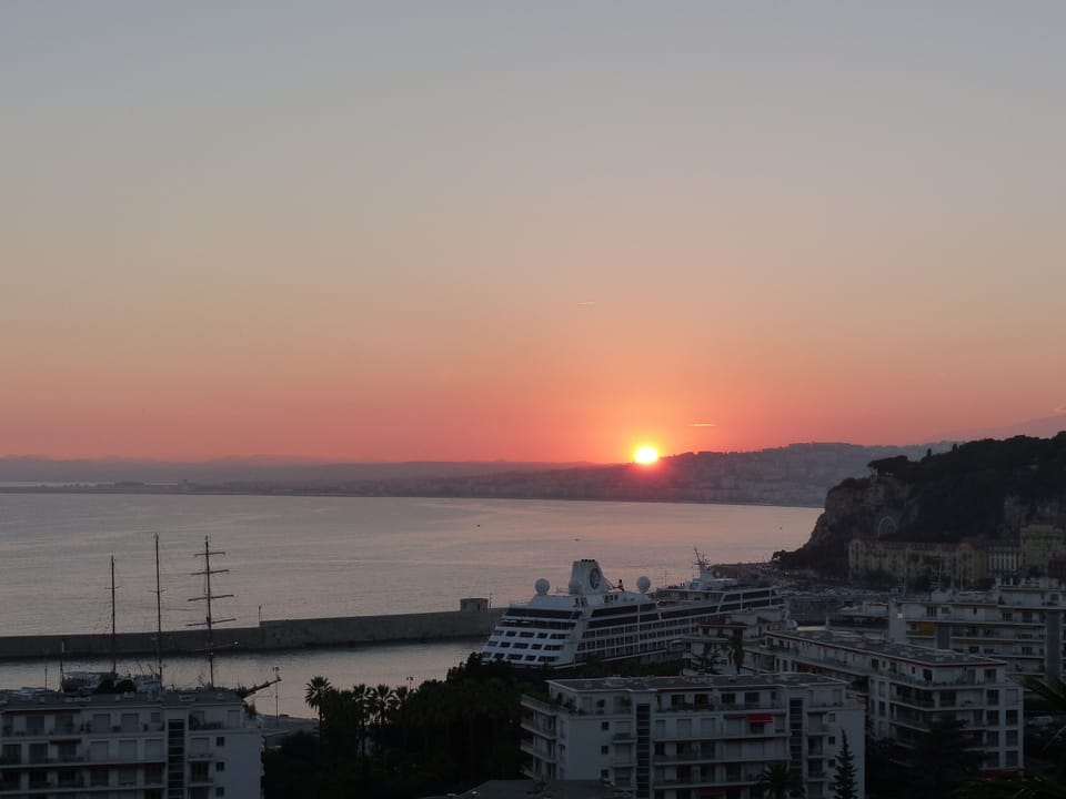 Balcony view at Sunset