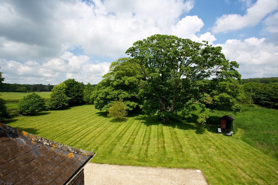 Surrounded by rolling countryside